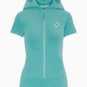 Towel Club NWT Short Fitted Dark Mint Jumpsuit Sz XS